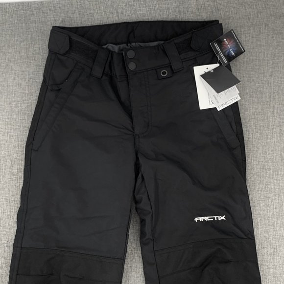 Brand New!! Kids Arctix Insulated Black Snow‎ Pants M (10/12) Wind Resistant - Picture 6 of 16